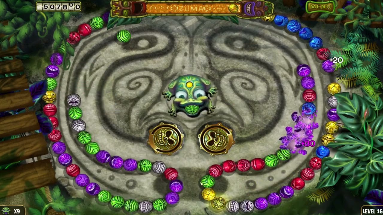 Zuma's Revenge Rejuvenated All Heroic Frog Levels 1-60 High Score 2,249,490 (Reupload)