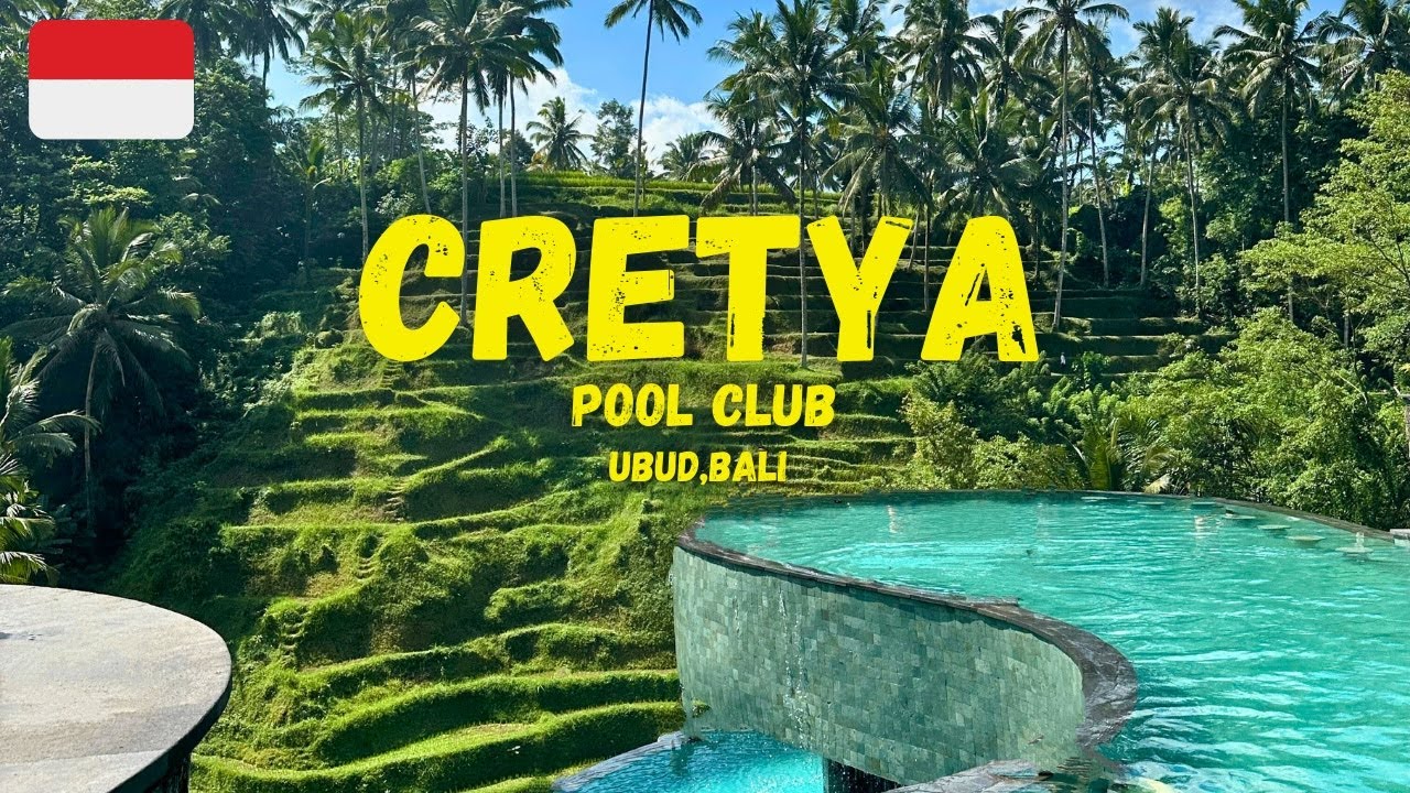 Luxury Pool Day in Bali! Cretya Ubud Mini Vlog 💰🇮🇩