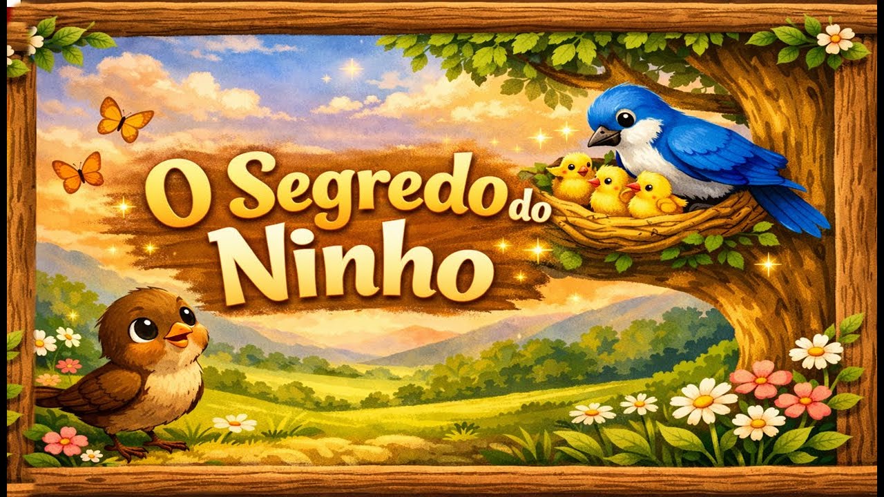 ✨🐦 O Passarinho Marrom e o Segredo do Ninho 🌳HISTORINHA INFANTIL✨
