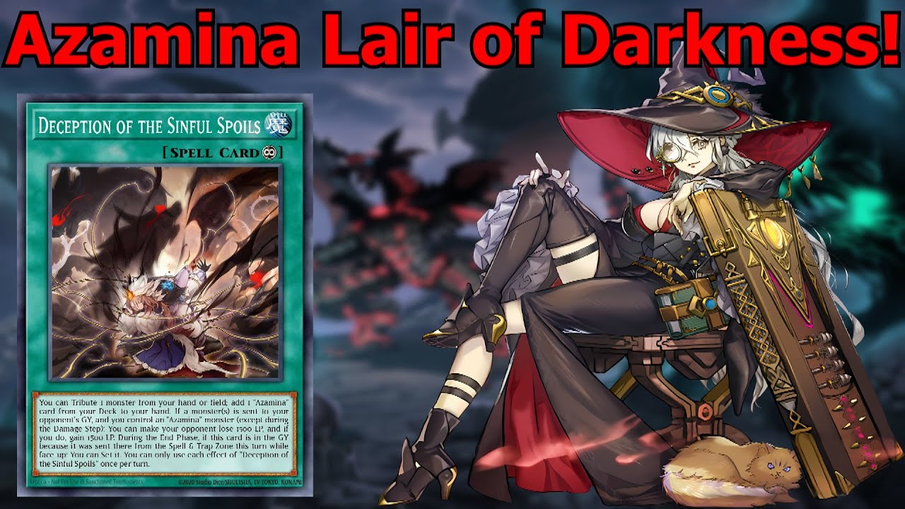 Yugioh Master Duel Lair of Darkness Azamina/Sinful Spoils Deck Profile