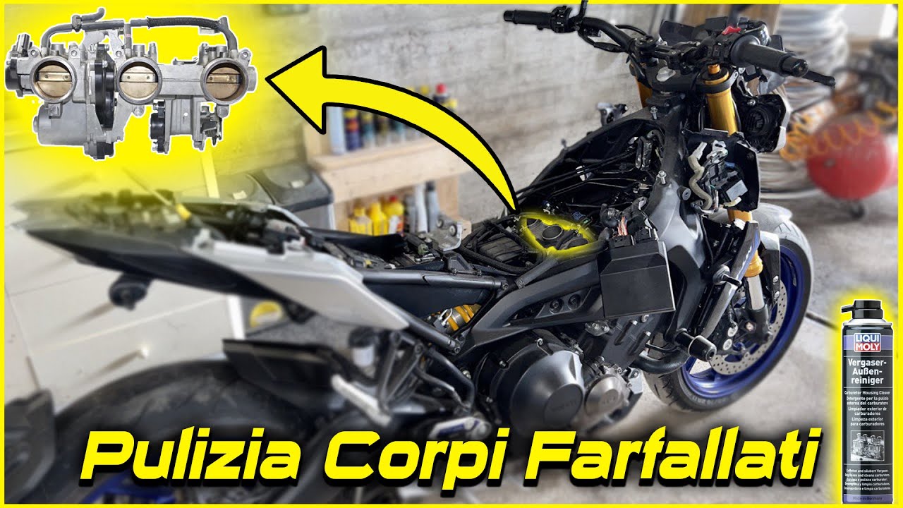 Pulizia CORPI FARFALLATI + Filtro aria YAMAHA MT 09/Tracer 900