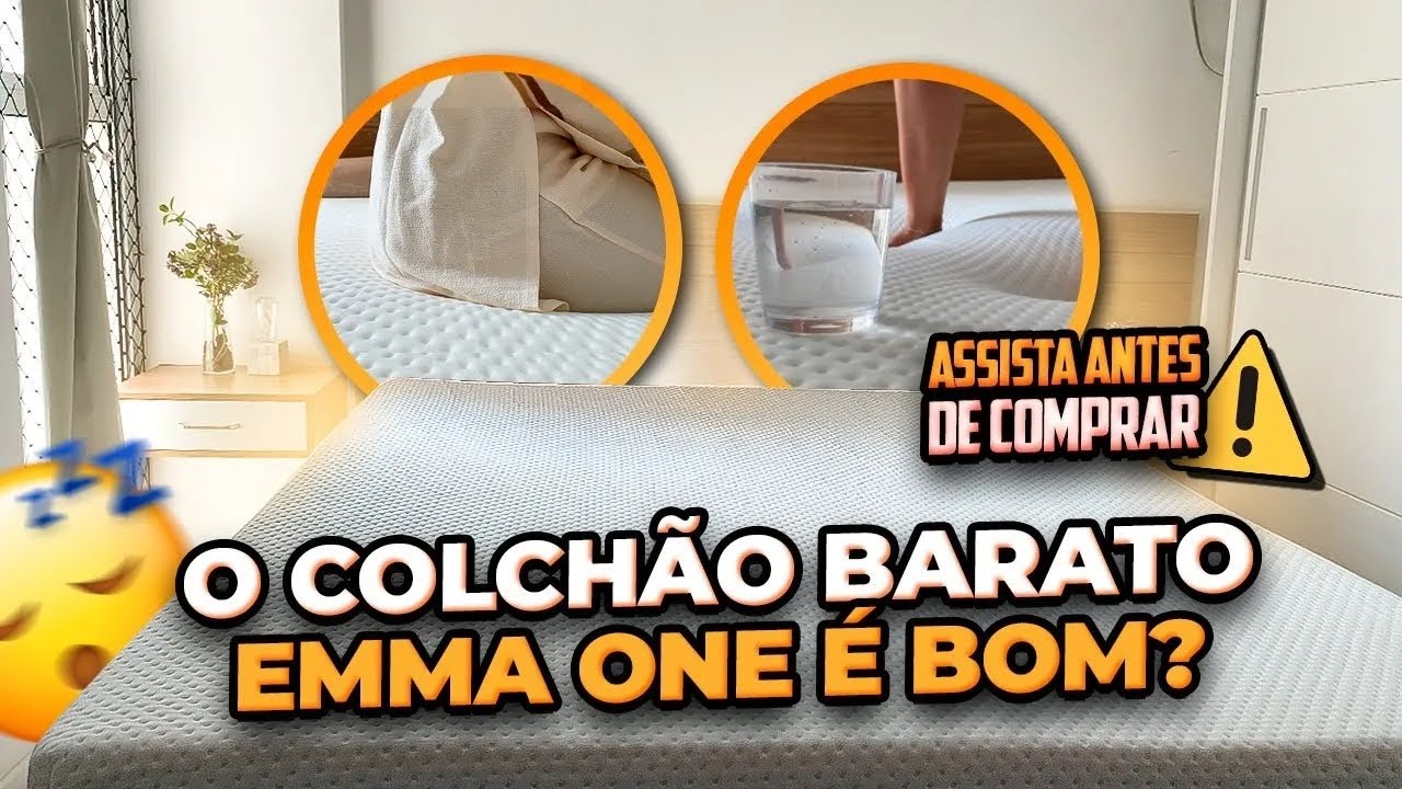 TESTAMOS o Colch&atilde;o EMMA ONE PLUS+! VALE A PENA INVESTIR? COLCH&Atilde;O BARATO de espuma MULTICAMADAS!  🛏️💤