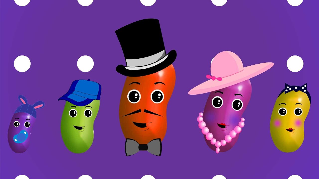 Jelly Bean Finger Family Nursery Rhyme