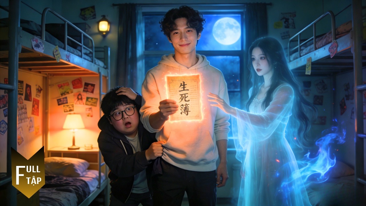 Nam sinh bắt ma lấy điểm r&egrave;n luyện ngờ đ&acirc;u bị Di&ecirc;m Vương &eacute;p nhận việc l&agrave;m Ph&aacute;n quan địa phủ