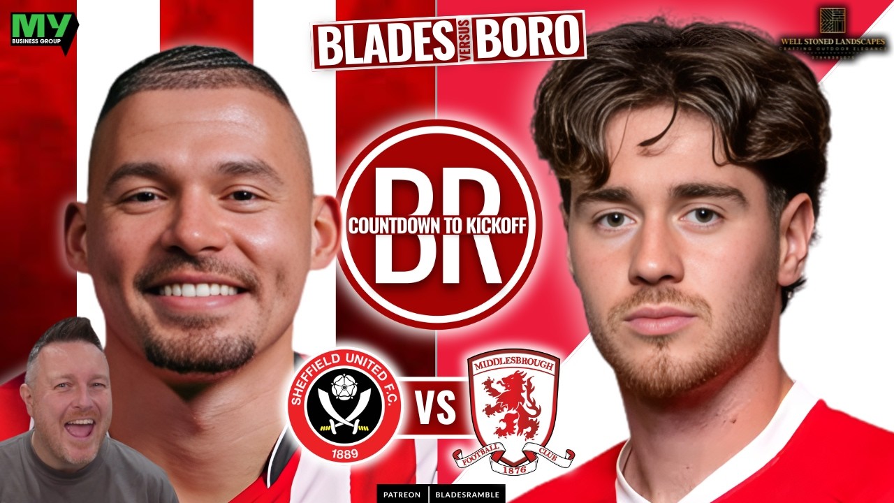 ⚔️⏳ COUNTDOWN TO KICKOFF | SHEFFIELD UNITED v MIDDLESBROUGH! ⏳⚔️