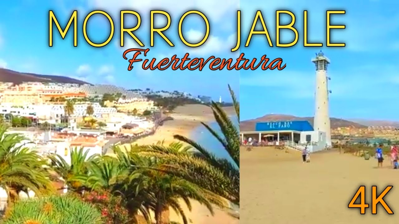 Morro Jable | Playa Del Matorral | Fuerteventura | Canary Islands | Spain | 4K