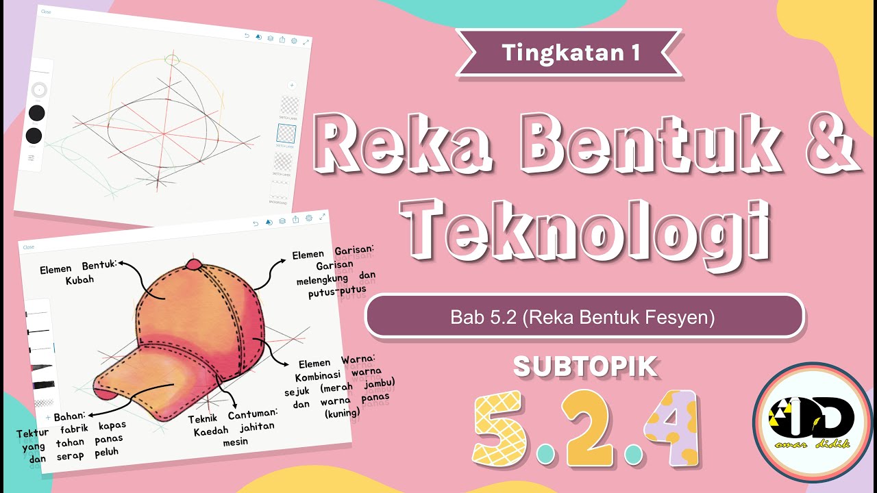 RBT TINGKATAN 1 BAB 5.2.4 (LAKARAN REKA BENTUK FESYEN)