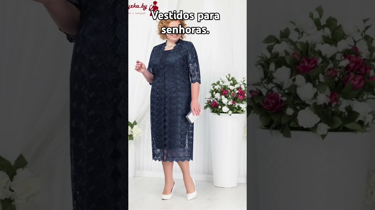 VESTIDOS PARA SENHORA #moda #modagospel #modafeminina #evangelica #mulherdef&eacute;#subscribe#shots #viral