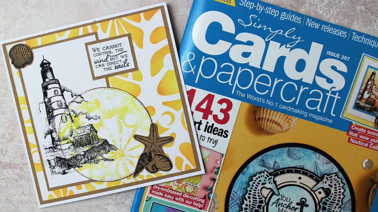 More Inspiration // Simply Cards and Papercraft Issue 207 // Nautical Collection