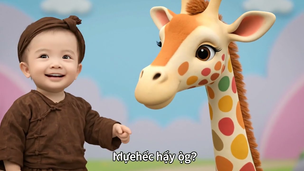 DẠY BÉ HỌC NÓI CÁC CON VẬT #thieunhivuinhon #thieunhi #thieunhivietnam #kidsvideo #kidslearning