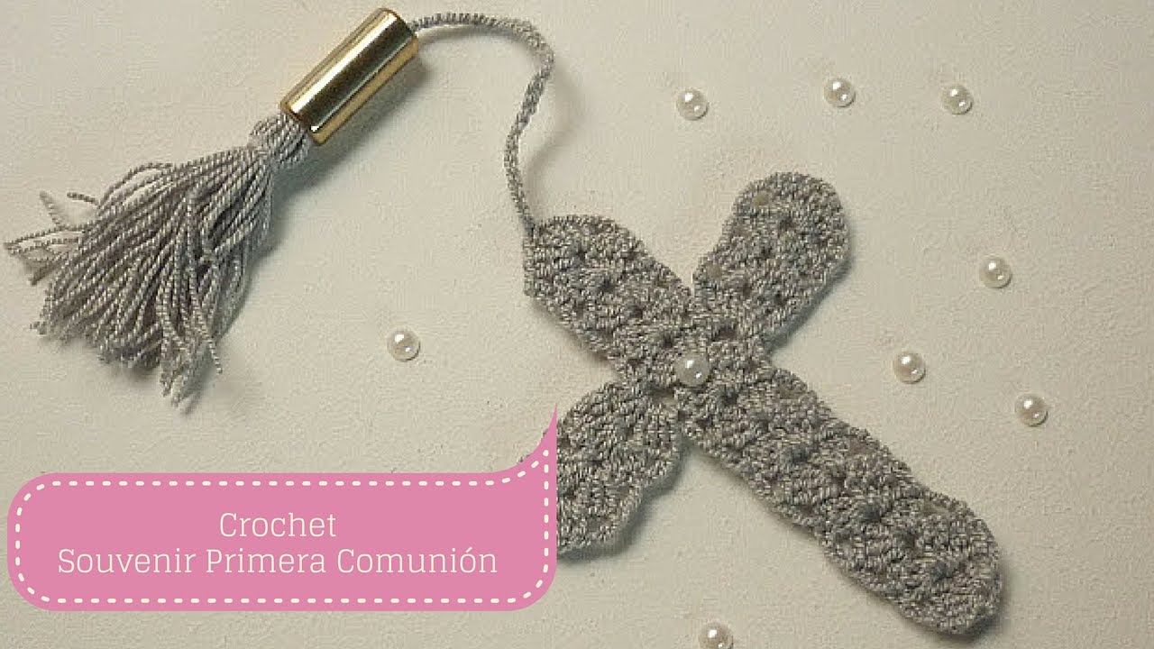 Como hacer SOUVENIR  de Primera Comunión/Crochet DIY ✂