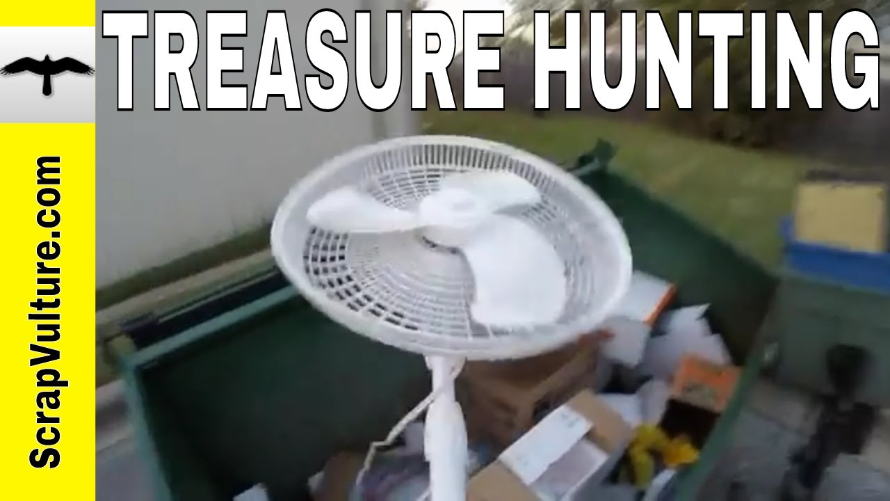 REAL TIME - GO MODE!! Treasure Hunting , Garbage Picking Dumpster Dive Style - Scrap Metal too!!