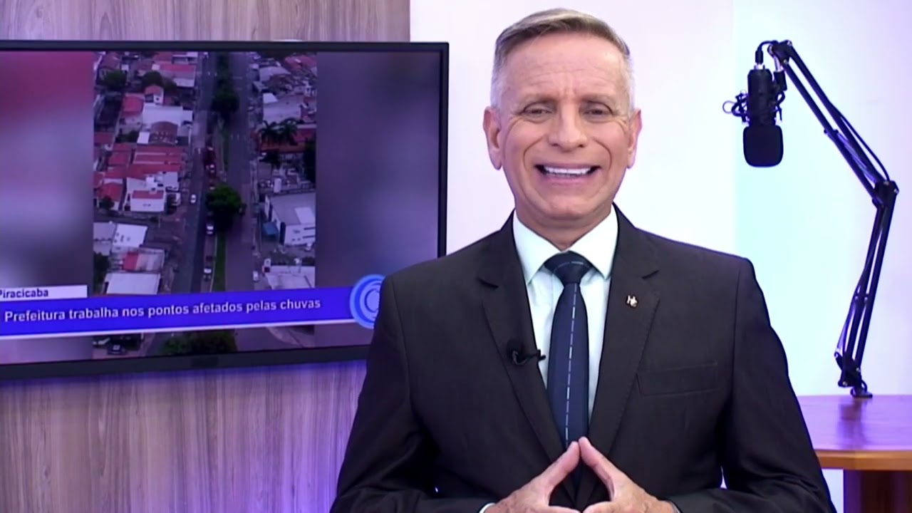 Prefeito Helinho Nazatta acompanhou as obras da Av Armando de Salles Oliveira após fortes chuvas