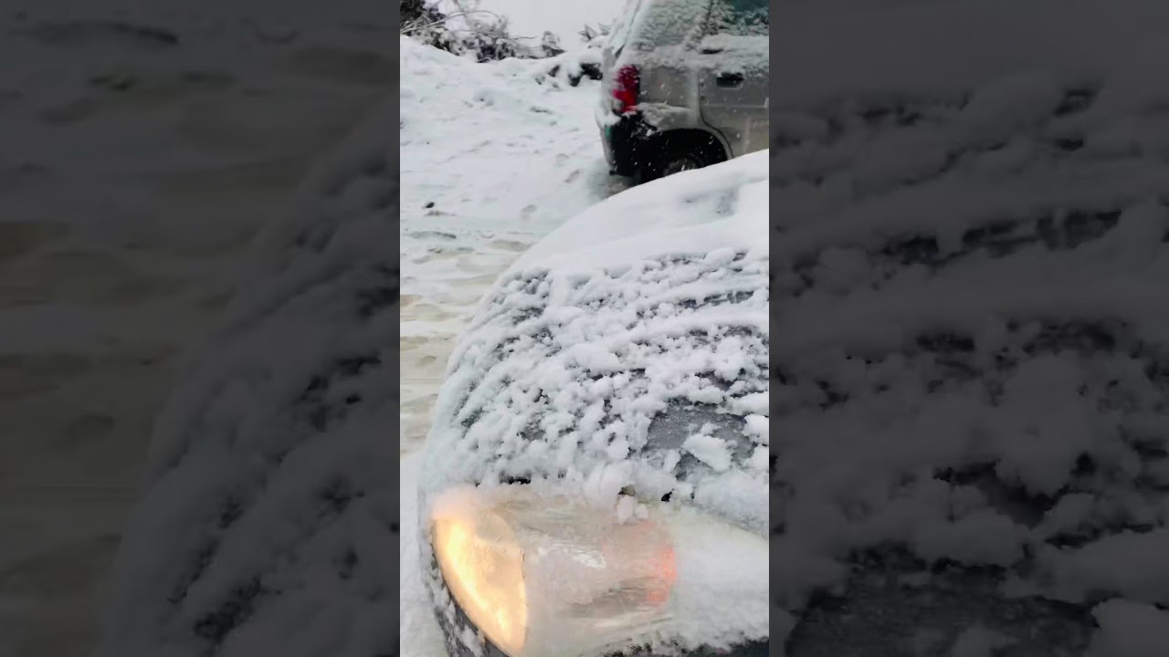 Heavy snowfall in Mussoorie Dhanaulti 9 January 2021