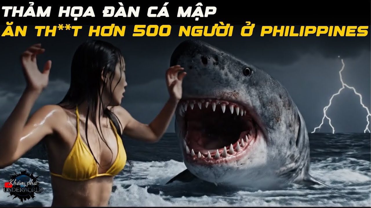 Cơn Ác Mộng Dưới Biển Philippines: Hàng Trăm Người Bị Cá Mập Tấn Công Liên Tiếp