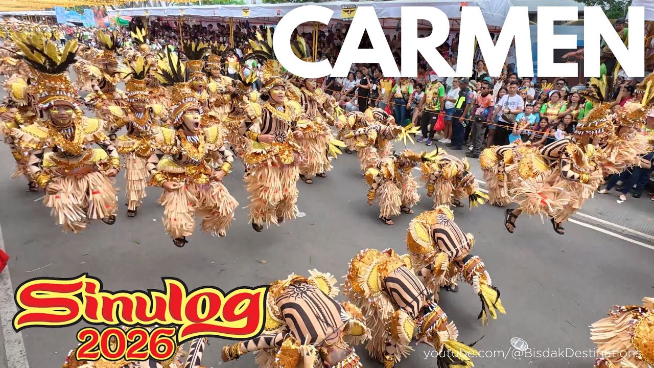 SINULOG SA CARMEN | SINULOG FESTIVAL 2026 GRAND PARADE STREET DANCING | STREET DANCE | PHILIPPINES
