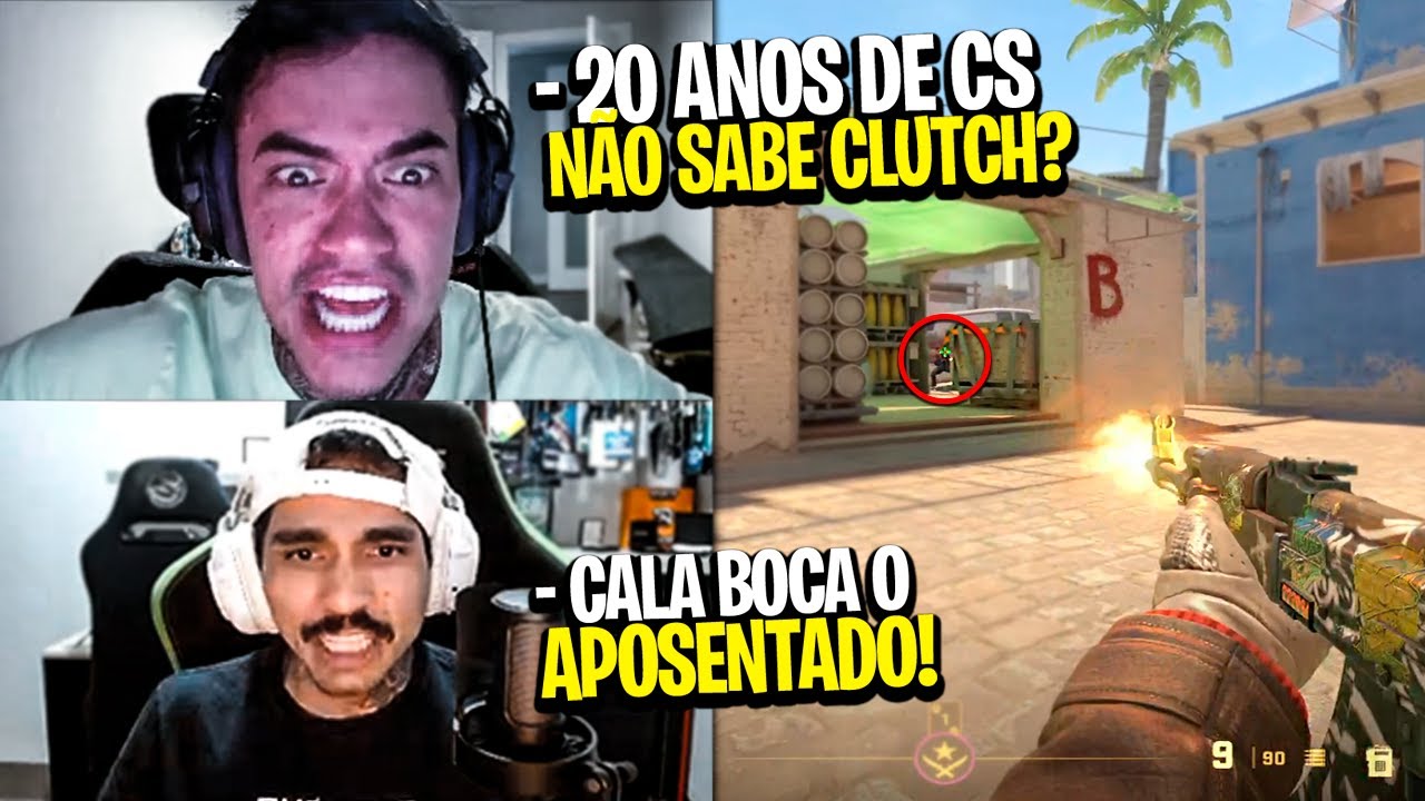 FNX TILTOU MUITO com LUCAS1 em STREAM! 😨​ e FER MOSTRANDO PORQUE AINDA NÃO APOSENTOU do CS!