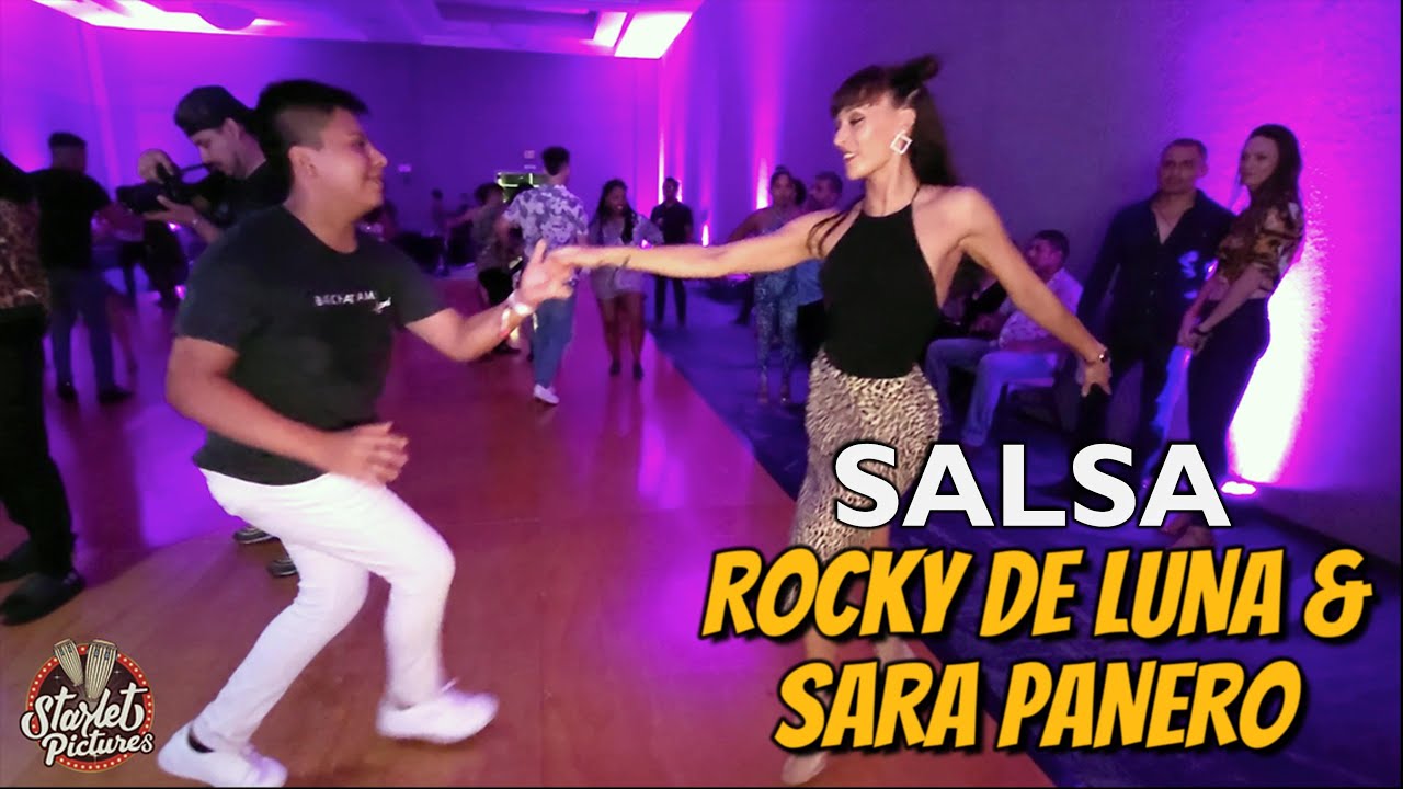 Sara Panero (Spain) & Rocky de Luna (LA) Salsa Dancing| Los Angeles BKS Festival 2022 Social Mambo