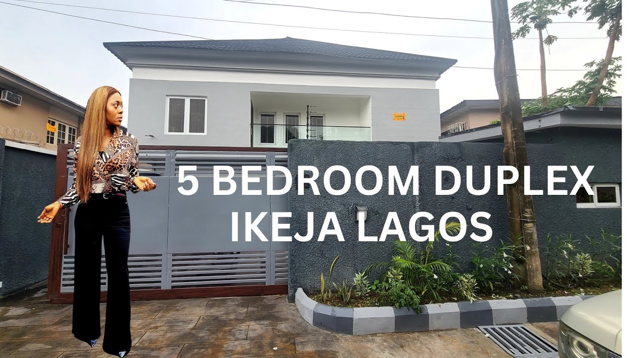 5 BEDROOM FULLY DETACHED DUPLEX |  IKEJA LAGOS | NIGERIA | SPACIOUS HOUSE