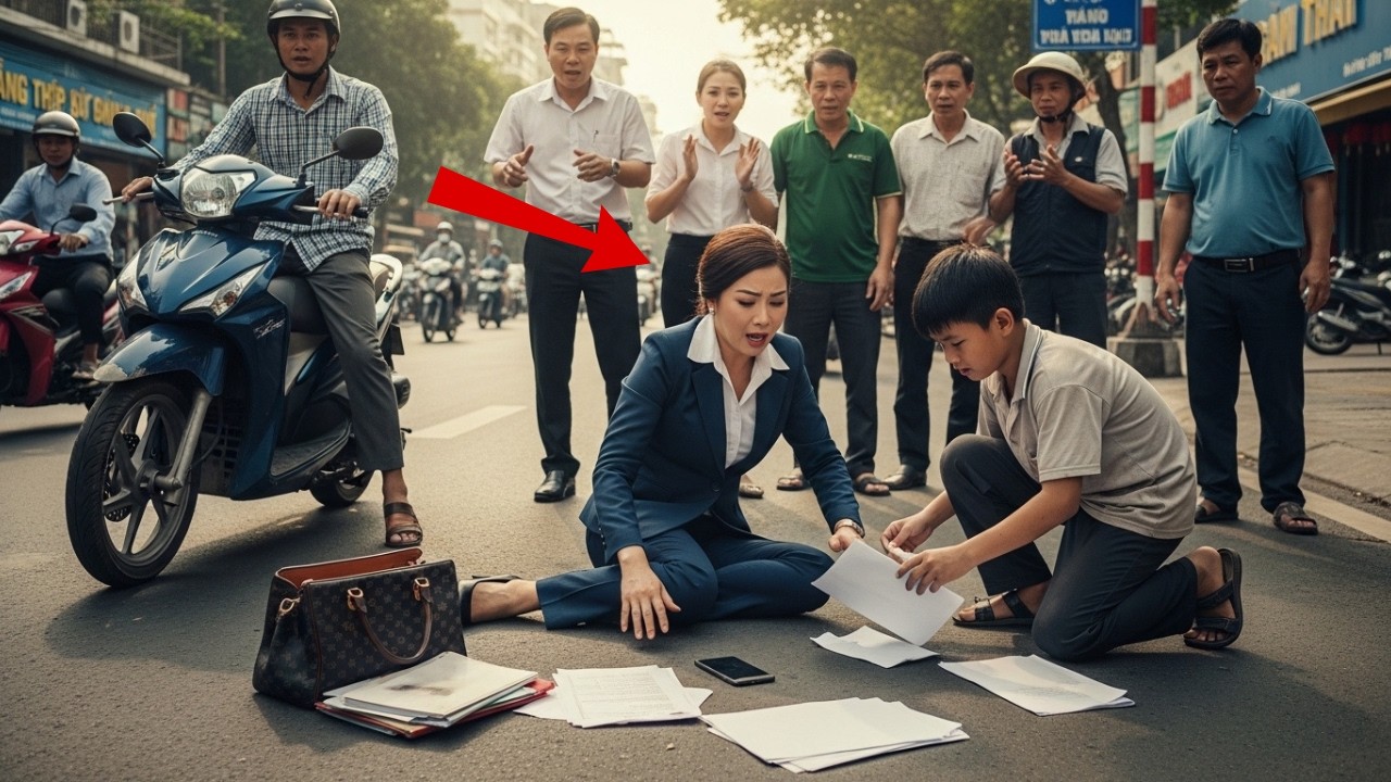 Đứa trẻ ăn xin dừng lại để giúp một nữ tỷ phú — bà sững sờ trước khuôn mặt không thể nào quên.