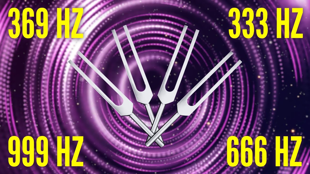 HARNESSING NIKOLA TESLA'S SECRET with 369 Hz + 333 Hz + 666 Hz + 999 Hz Tuning Forks (Alpha)