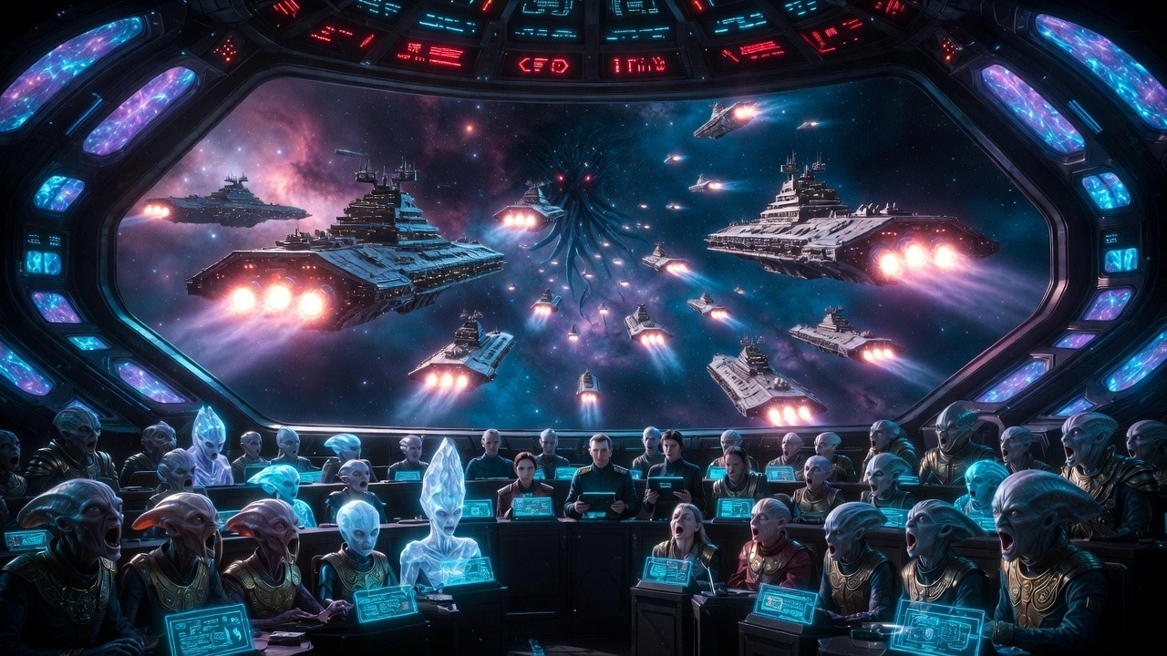 They Mocked Humans for Sitting in the Back… Until 300 Warships Appeared from Nowhere
