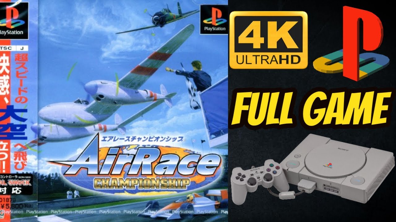 Air Race Championship | PS1 | 4K60ᶠᵖˢ UHD🔴 | Longplay Walkthrough Playthrough Full Movie Game