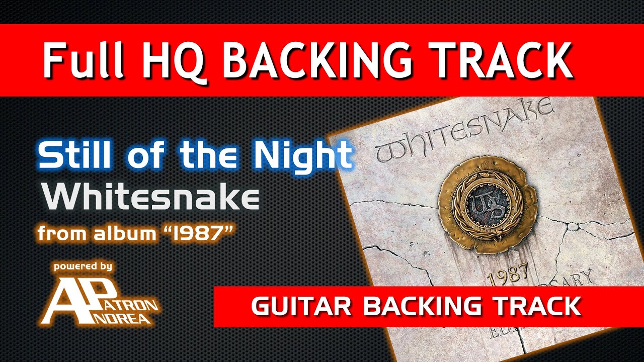 🎸Whitesnake – Still of the Night - Free HQ Guitar Backing Track (with vocals)