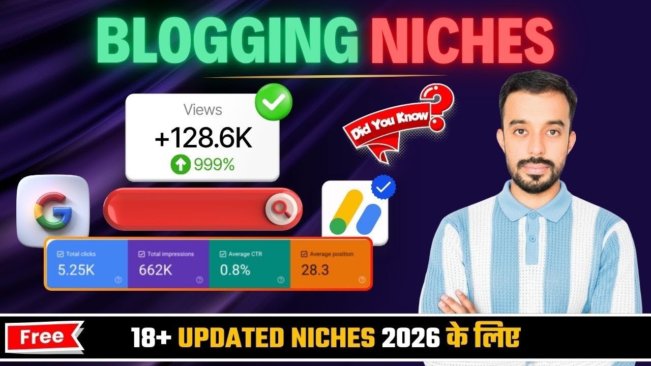 Blogging Niches Ideas | Best Niche for Blogging with Low Competition