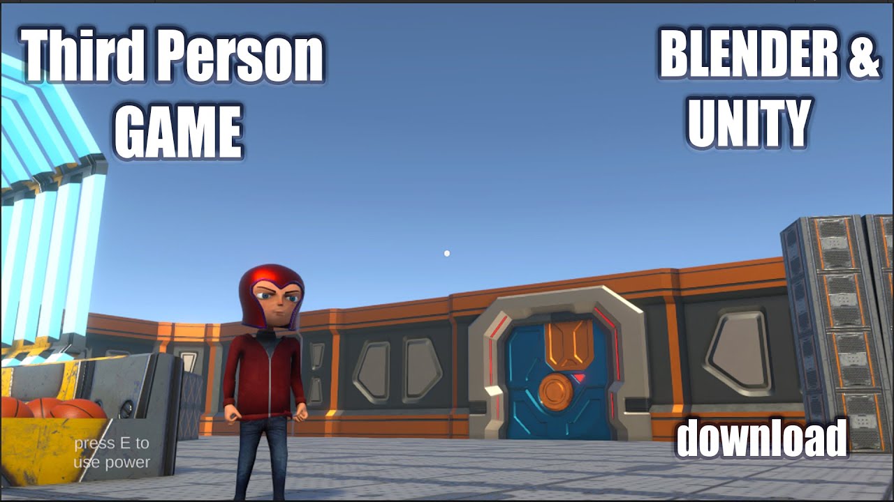 Third Person Game Project | UNITY & BLENDER