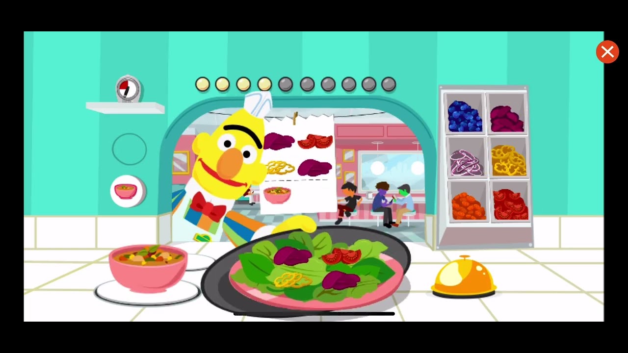 Sesame Street super salad diner
