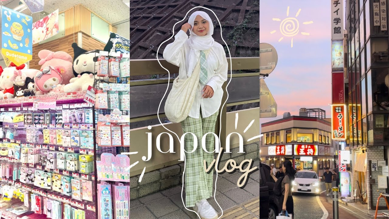 JAPAN VLOG🍡 : UiTM exchange program, sushi, sight-seeing, independance day! 🍙 (part1)