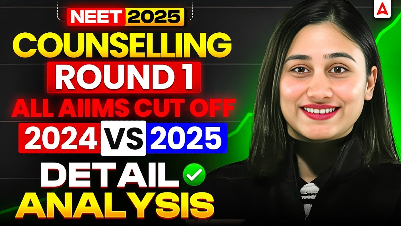 NEET UG 2025 Counselling Round 2 Cutoff Analysis & AIIMS College Chances | Guide by Bharti Ma'am!