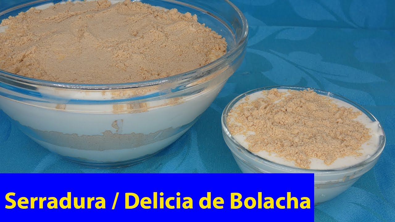 Como Faço Serradura / Delicia de Bolacha