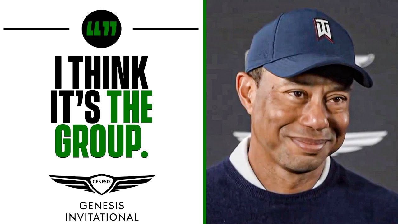 Tiger Woods Speaks on Round 1 of Genesis Invitational Alongside Rory McIlroy & Others | CBS Sports