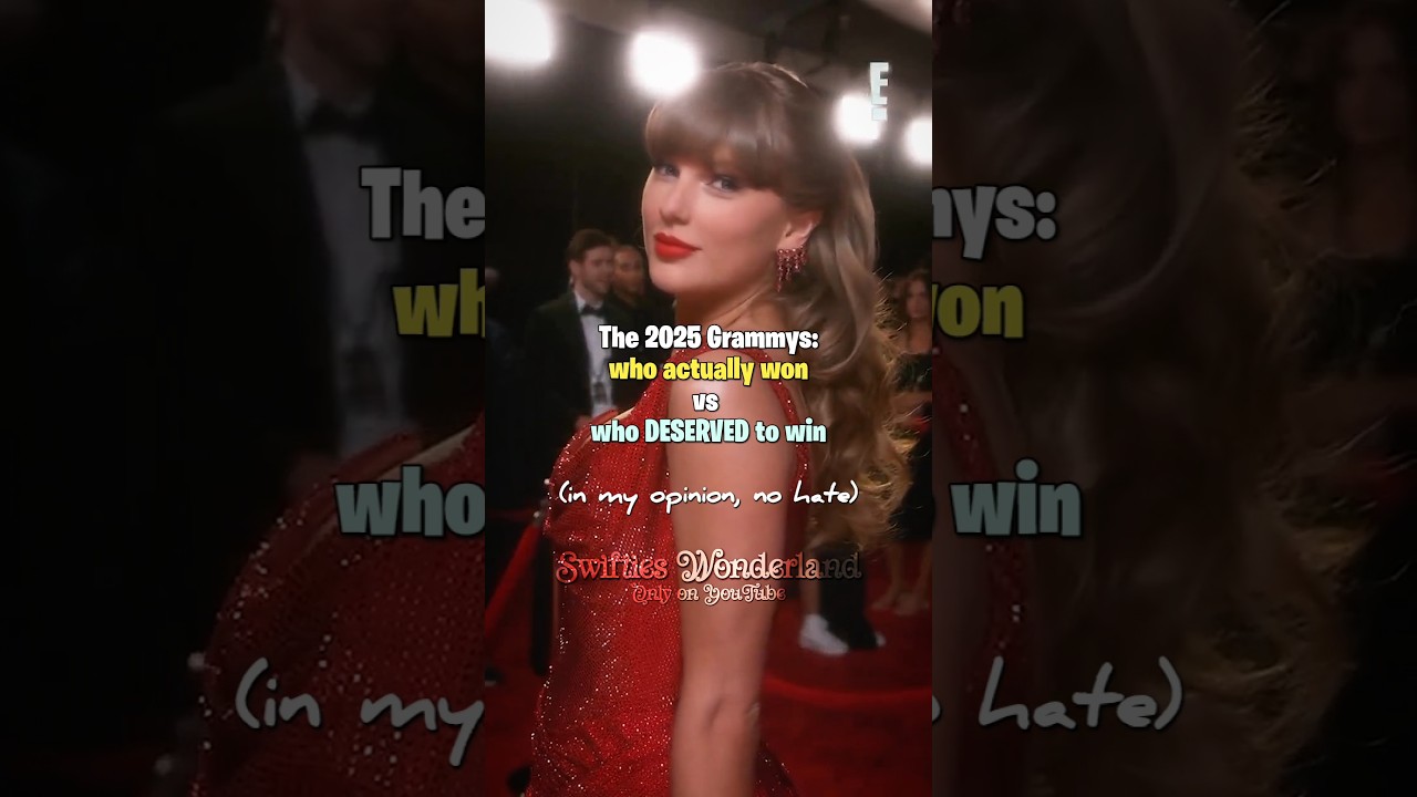 The 2025 Grammys: Who actually won vs. who DESERVED to win | #taylorswift #shorts