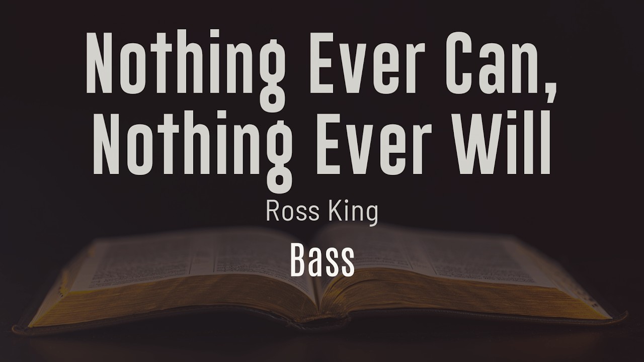 Nothing Ever Can, Nothing Ever Will - BASS