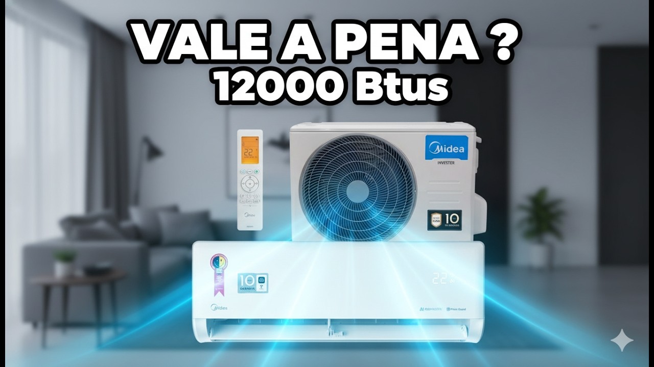 Midea AI Ecomaster 12000 BTUs – O AR-CONDICIONADO que PENSA por VOCÊ! Vale a pena em 2025?