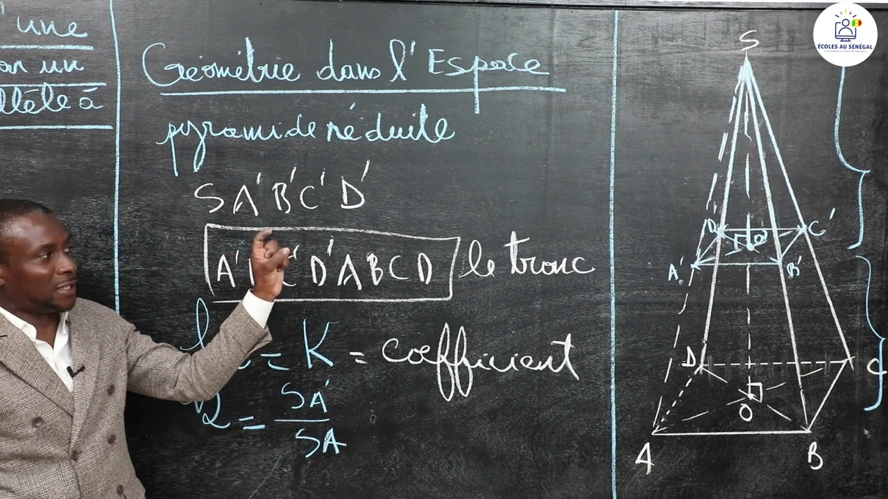 Cours - Troisième - Mathématiques / Résumé de cours / Géométrie dans l'Espace / Suite 3 / M. Sy
