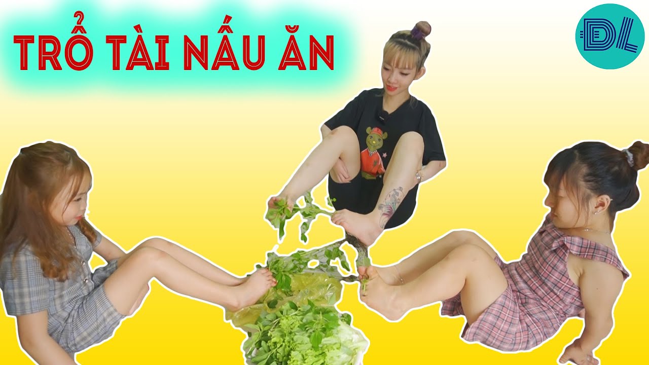 Cô gái Đà Lạt dùng chân nấu món bún đậu mắm tôm thết đãi ê kip Độc Lạ Bình Dương