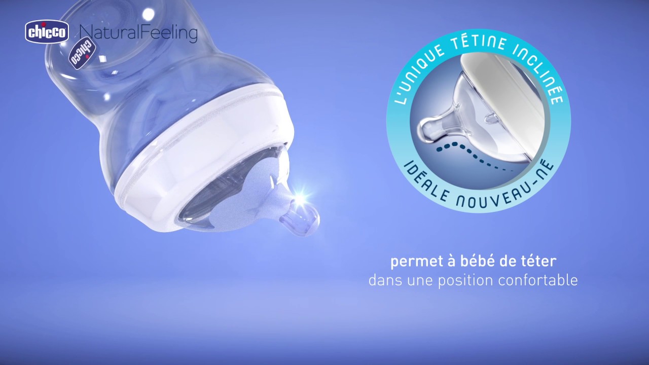 Biberons et t&eacute;tines Natural Feeling par Chicco