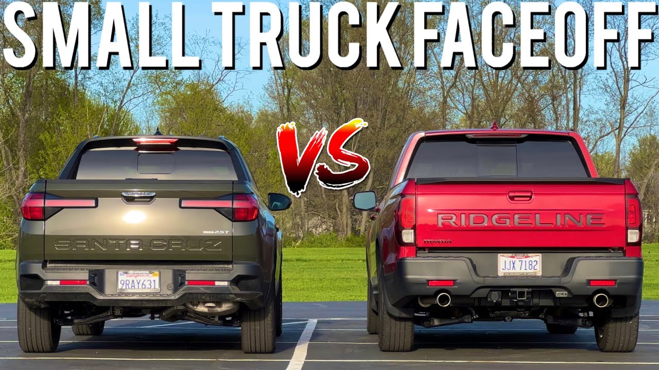 2025 Hyundai Santa Cruz vs 2025 Honda Ridgeline – One Big Winner? POV Real-World Review