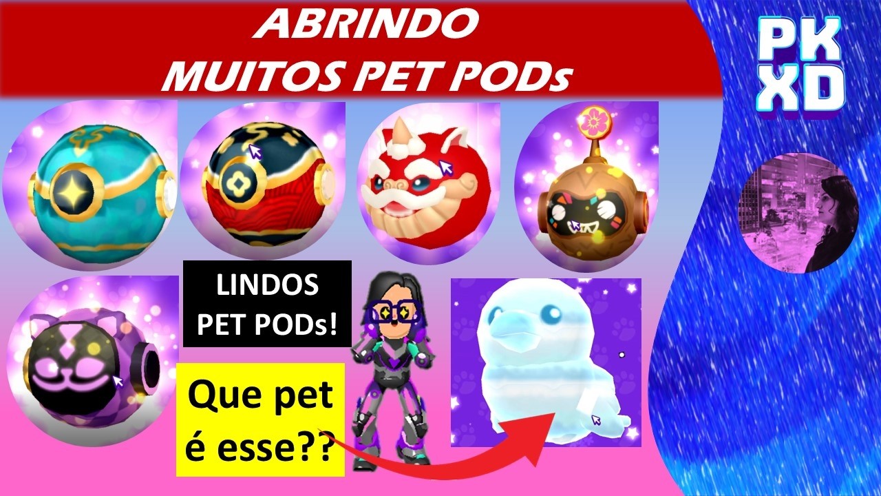 353) ABRINDO MUITOS PET PODs no PK XD | Tia Nê
