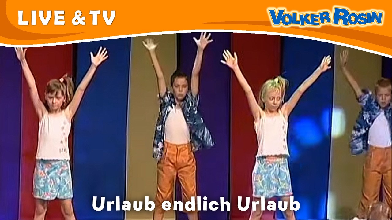 Volker Rosin - Urlaub endlich Urlaub | Die Kinderlieder Disco Show