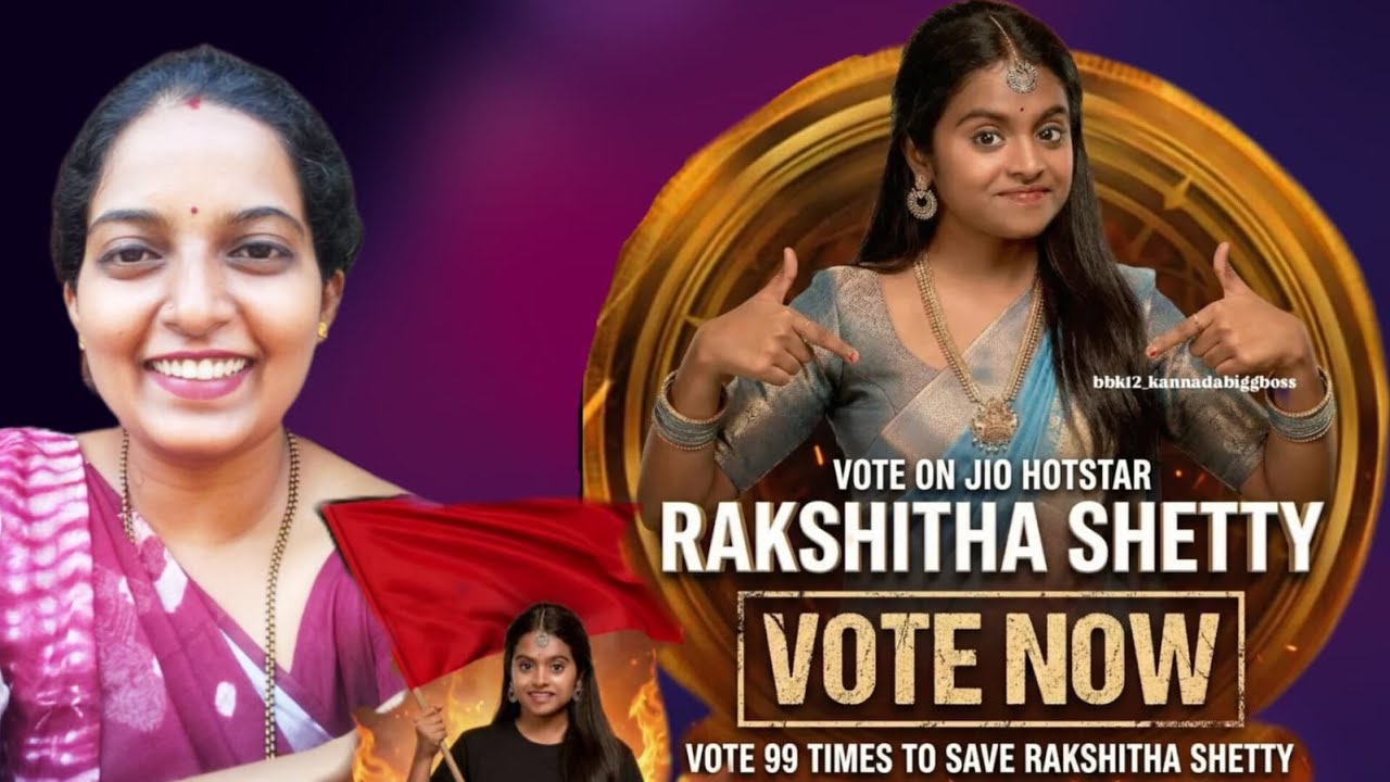 LAST CHANCE! Vote for Rakshita Shetty | Make Her BBK 12 Winner! 🏆@Rakshita_Talks #biggbosskannada  ​