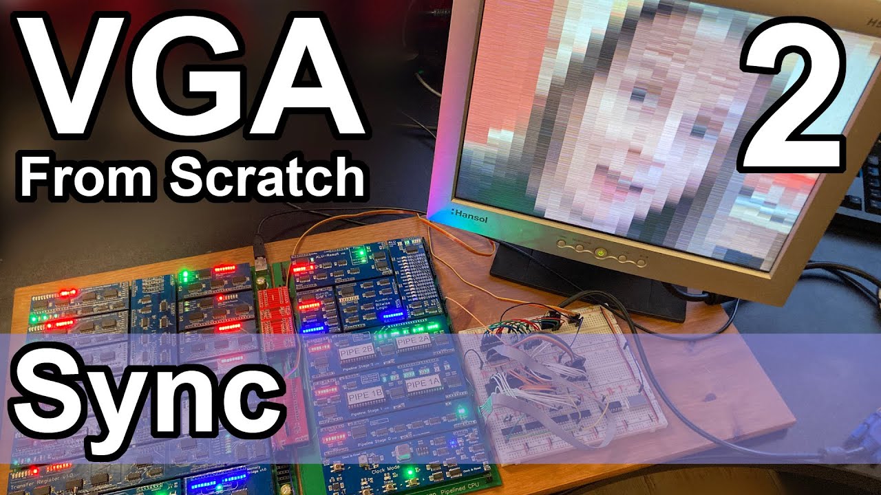 Синхронизация — VGA с нуля — Часть 2