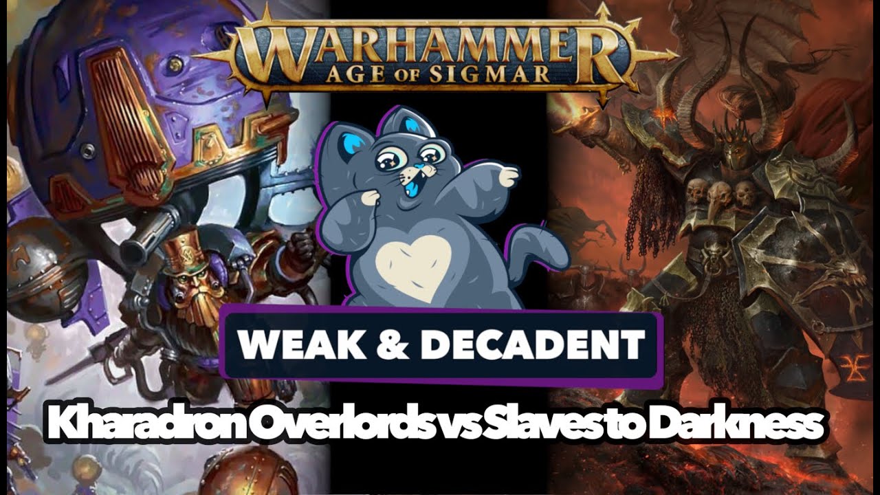4th Edition! Kharadron Overlords vs Slaves to Darkness - Age of Sigmar Battle Report