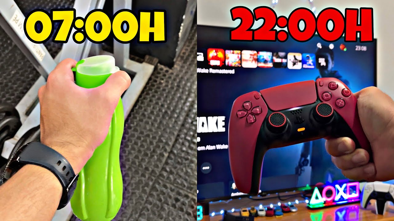 A ROTINA DE UM GAMER COM O PS5! 