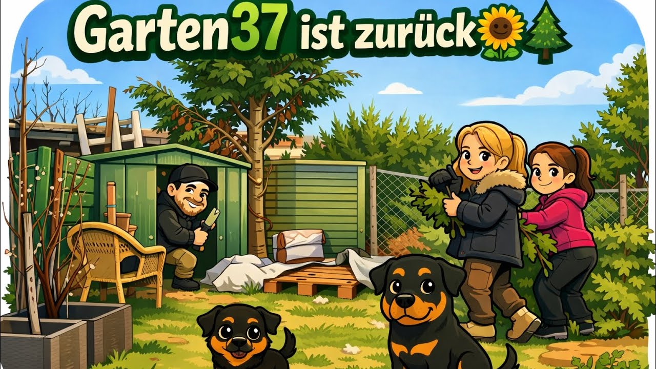 10 Bäume fallen! Garten37 startet richtig durch 🌻🌲[Teil1]