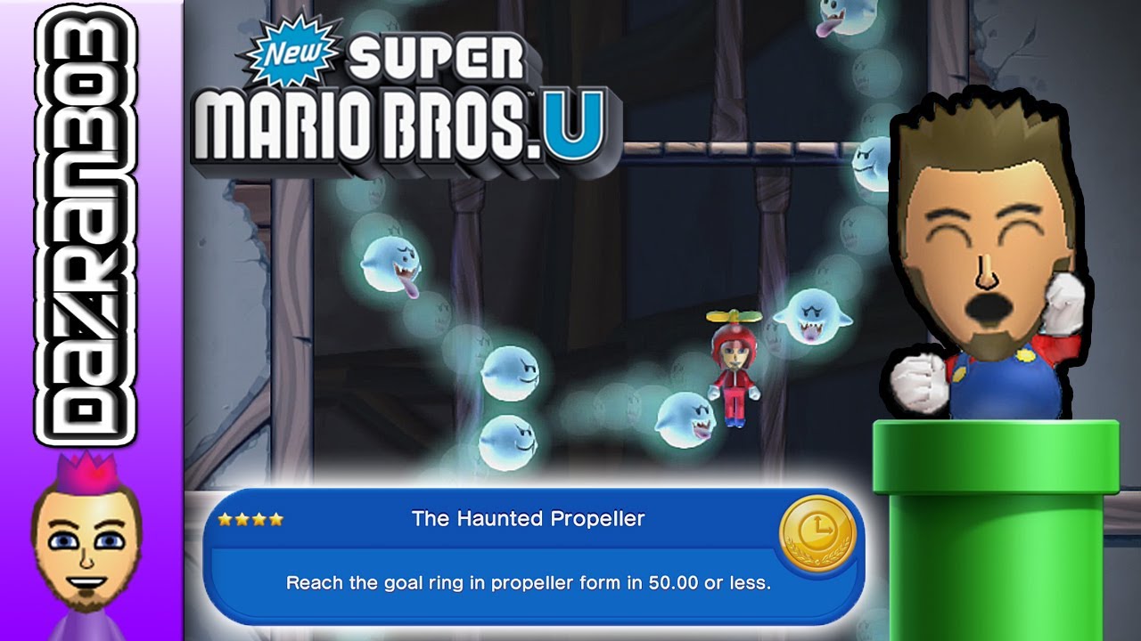 New Super Mario Bros. U Challenge Mode - TIME ATTACK - 